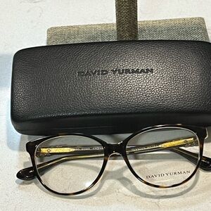 DAVID YURMAN NIB AUTHENTIC PRESCRIPTION READY TORTOISE DESIGN EYEGLASSES